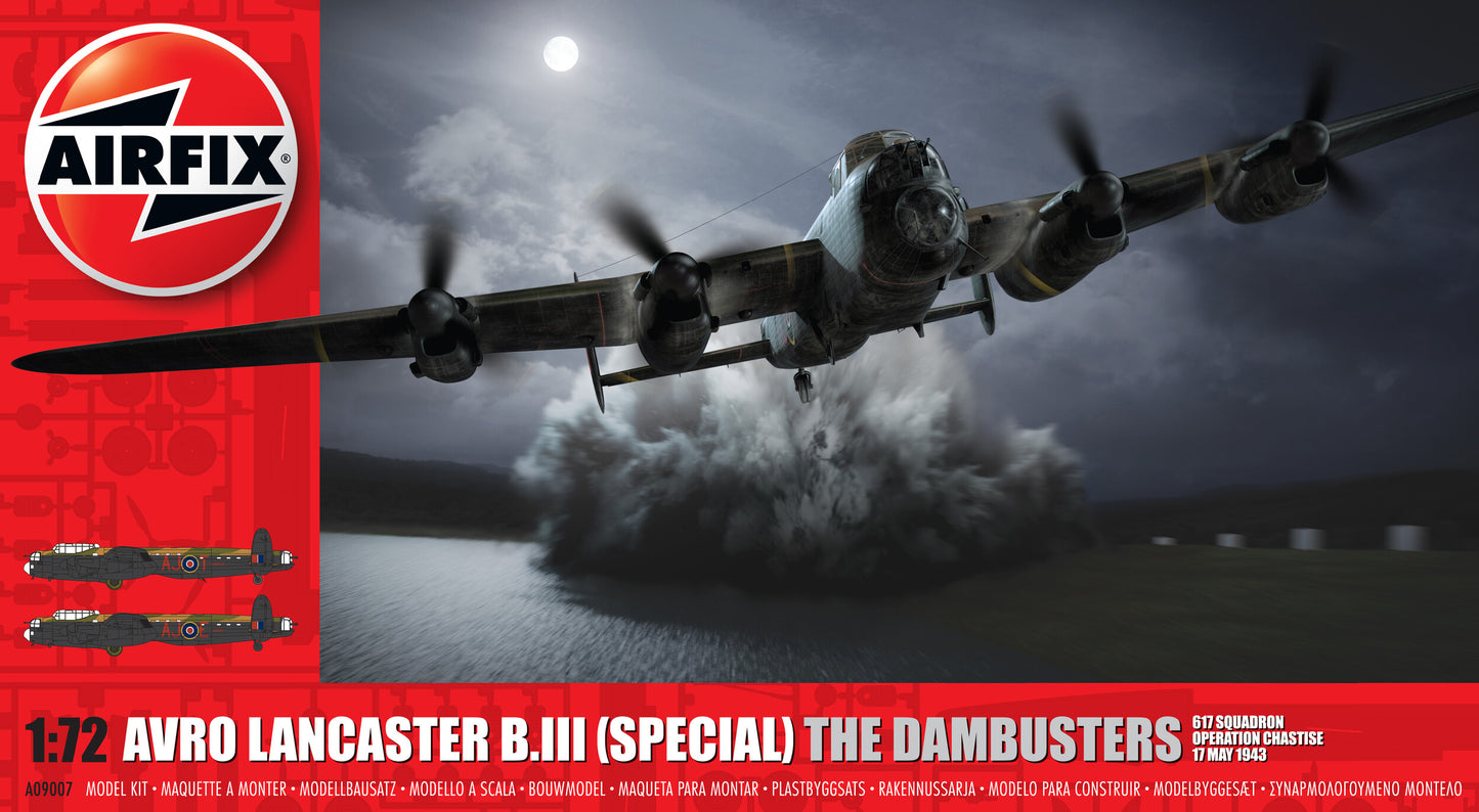 Airfix 1/72nd scale Avro Lancaster B.III (SPECIAL) 'THE DAMBUSTERS'