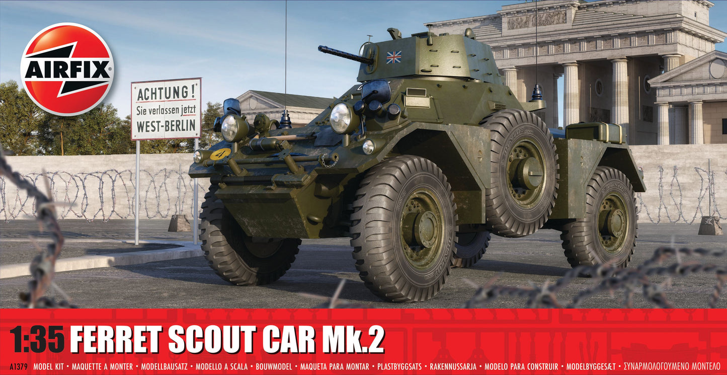 Airfix 1/35th scale Ferret Scout Car Mk.2
