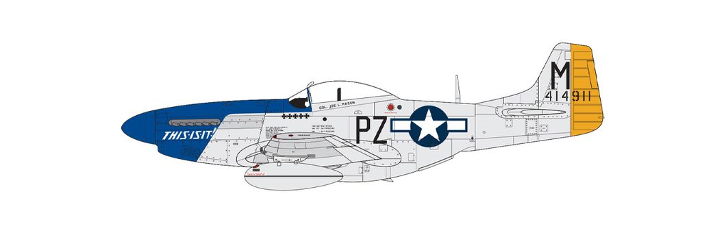 Airfix 1/24th scale Vintage Classic P-51D Mustang