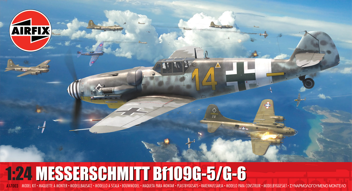 PREORDER: Airfix 1/24th scale Messerschmitt Bf109 G-5/G-6