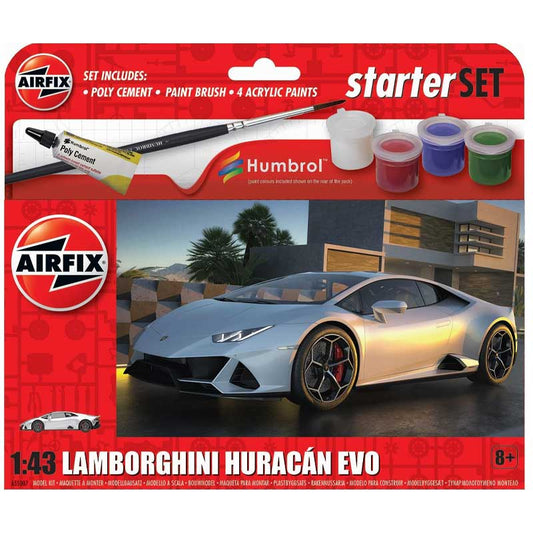 Airfix 1/43rd scale Starter Set - Lamborghini Huracan
