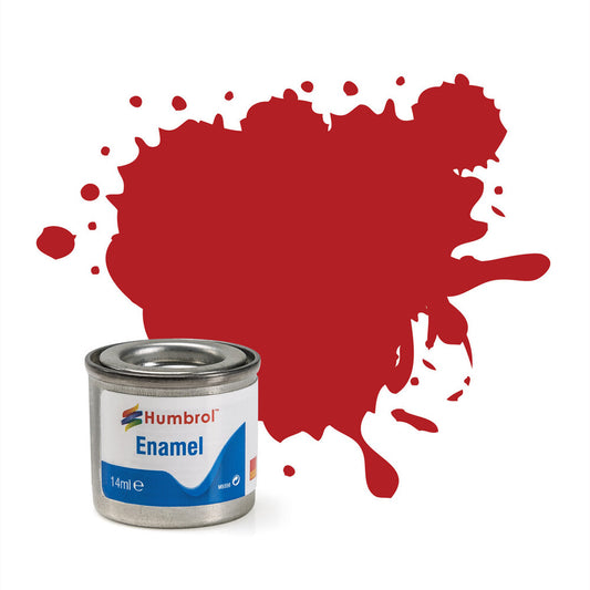 Humbrol Enamel No 153 Insignia Red   Matt