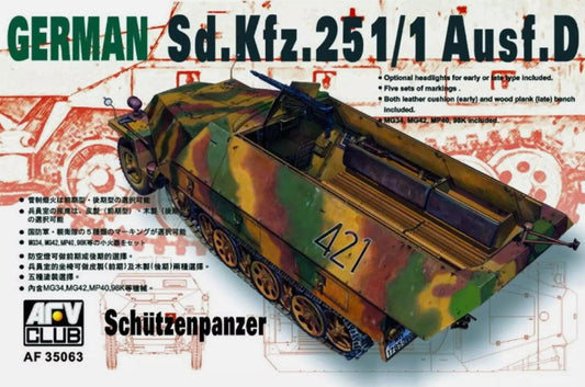 AFV Club 1/35 scale German Sd.Kfz.251/1 Ausf.D