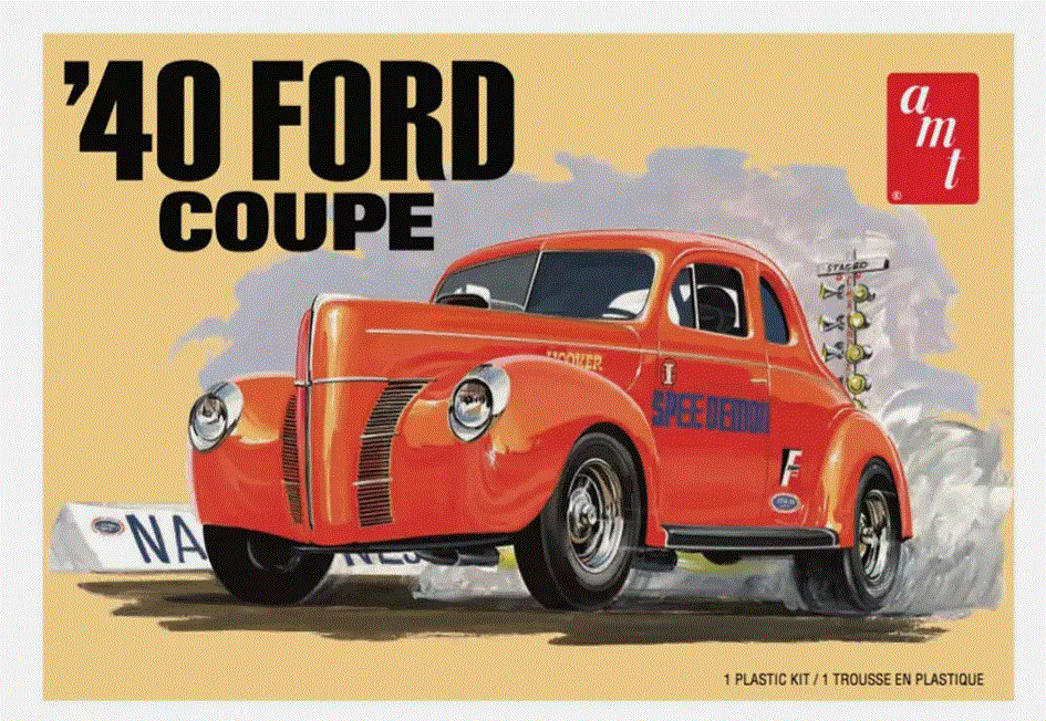 AMT 1/25th scale 1940 Ford Coupe 2T