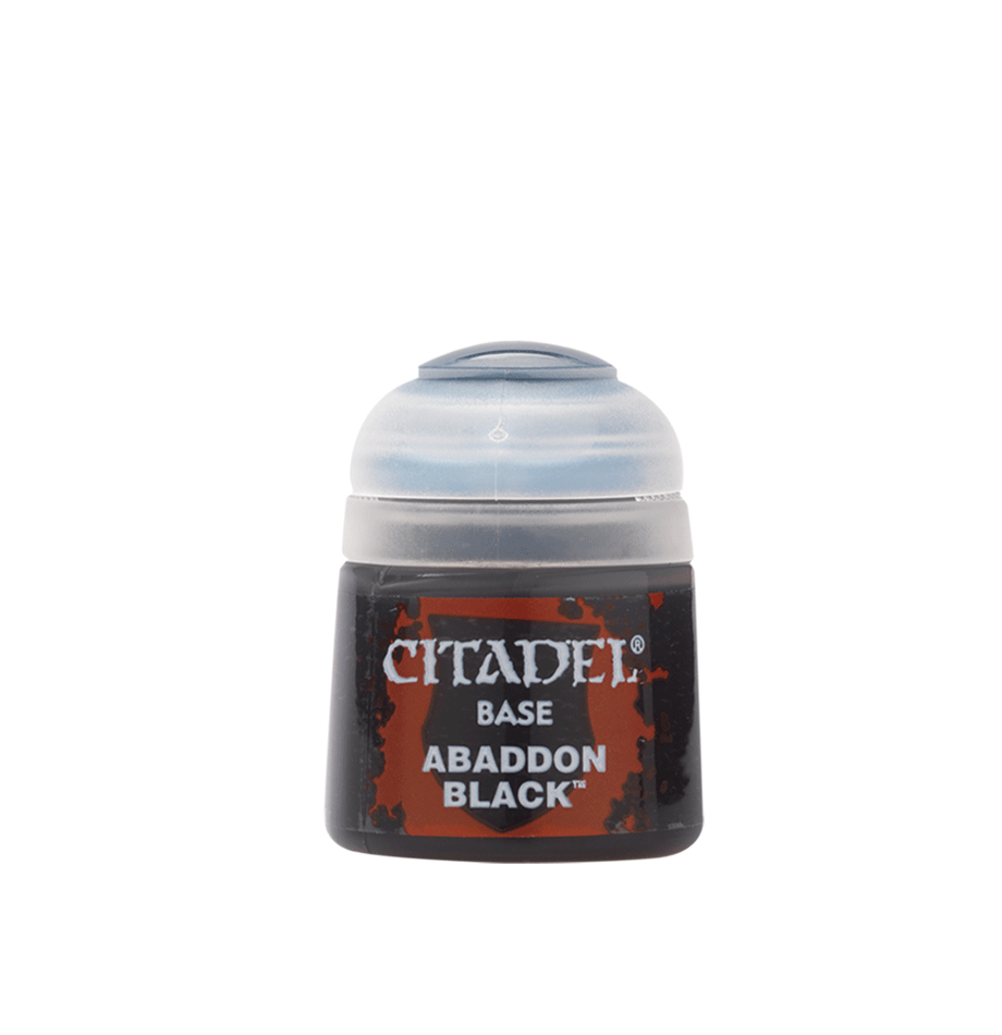 Games Workshop Citadel Paint: Base Abaddon Black (12ml)