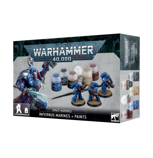 Games Workshop Warhammer 40k Infernus Marines and Paint Set