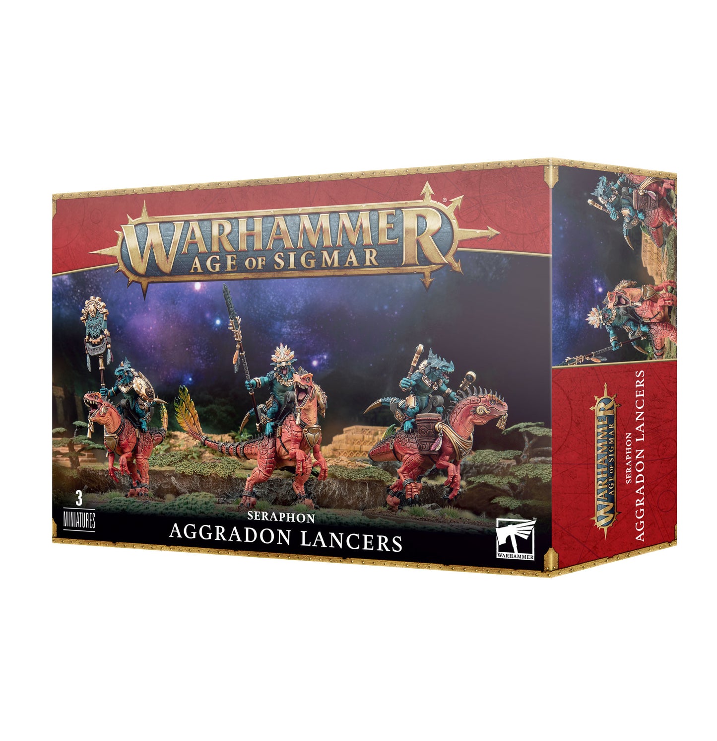 Games Workshop Warhammer Age of Sigmar Seraphon Aggradon Lancers
