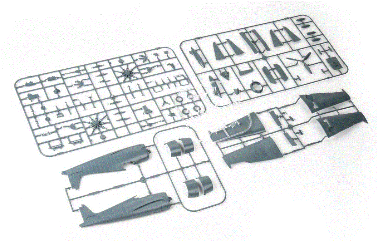 Eduard 1/48th scale F6F-3 Hellcat Weekend with USN and FAA Markings