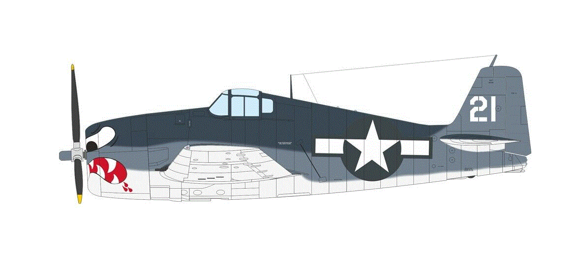 Eduard 1/48th scale F6F-3 Hellcat Weekend with USN and FAA Markings