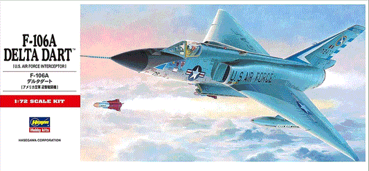 Hasegawa 1/72nd scale F-106A Delta Dart