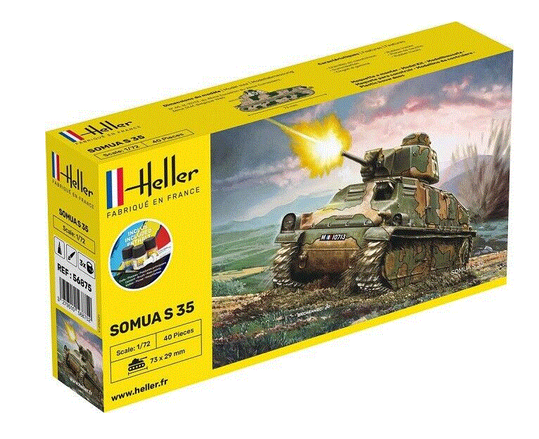 Heller 1/72nd scale Gift Set - Somua S 35
