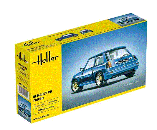 Heller 1/43rd scale Renault R5 Turbo