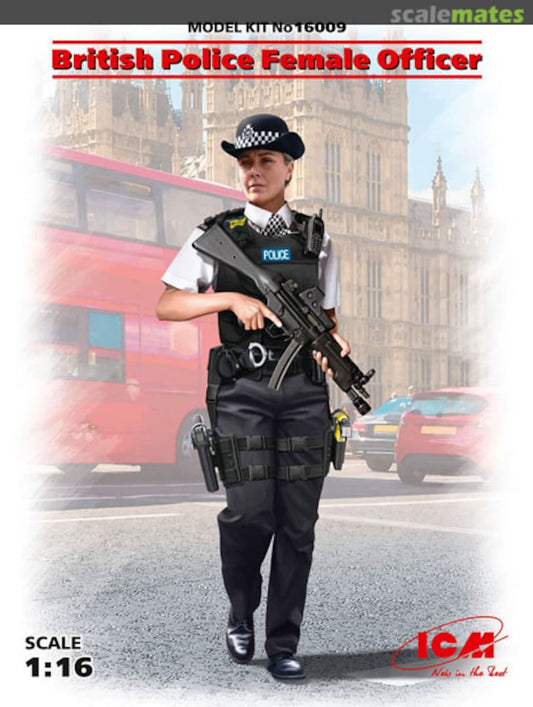 ICM 1/16th Scale British Police Female Officer