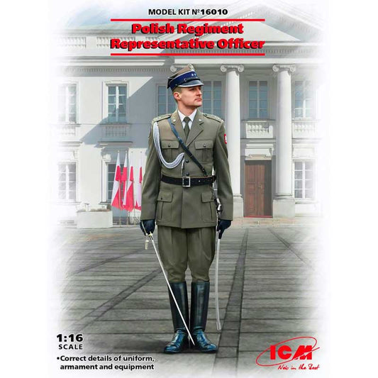 ICM 1/16th Scale Polish Regiment Representative Officer