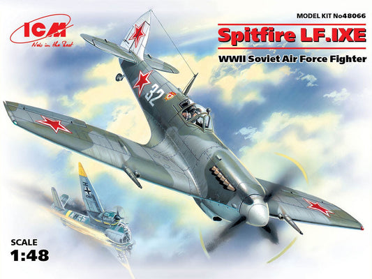 ICM 1/48th scale Spitfire LF.IXE, WWII Soviet Air Force Fighter Plane