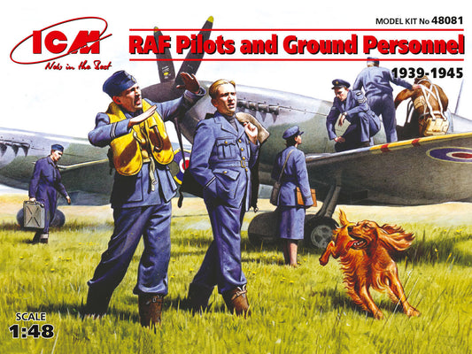 ICM 1/48th scale RAF Pilots and Ground Personnel (1939-1945)