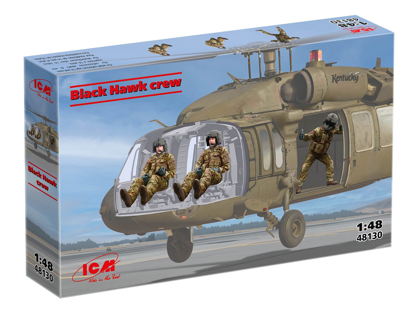ICM 1/48th scale Black Hawk crew