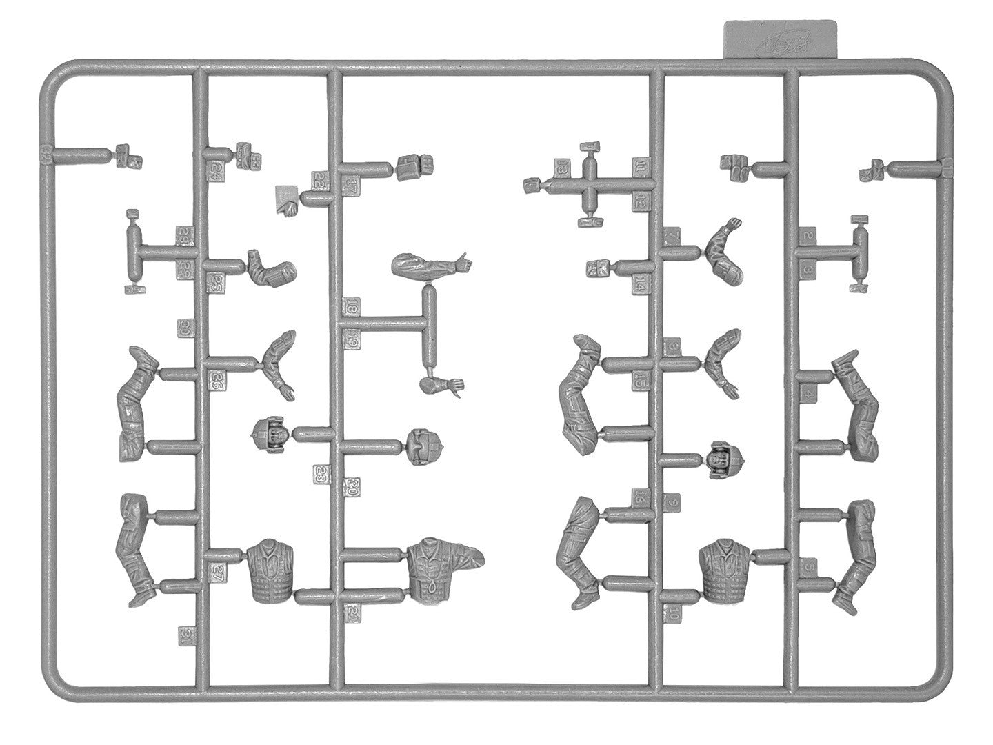 ICM 1/48th scale Black Hawk crew