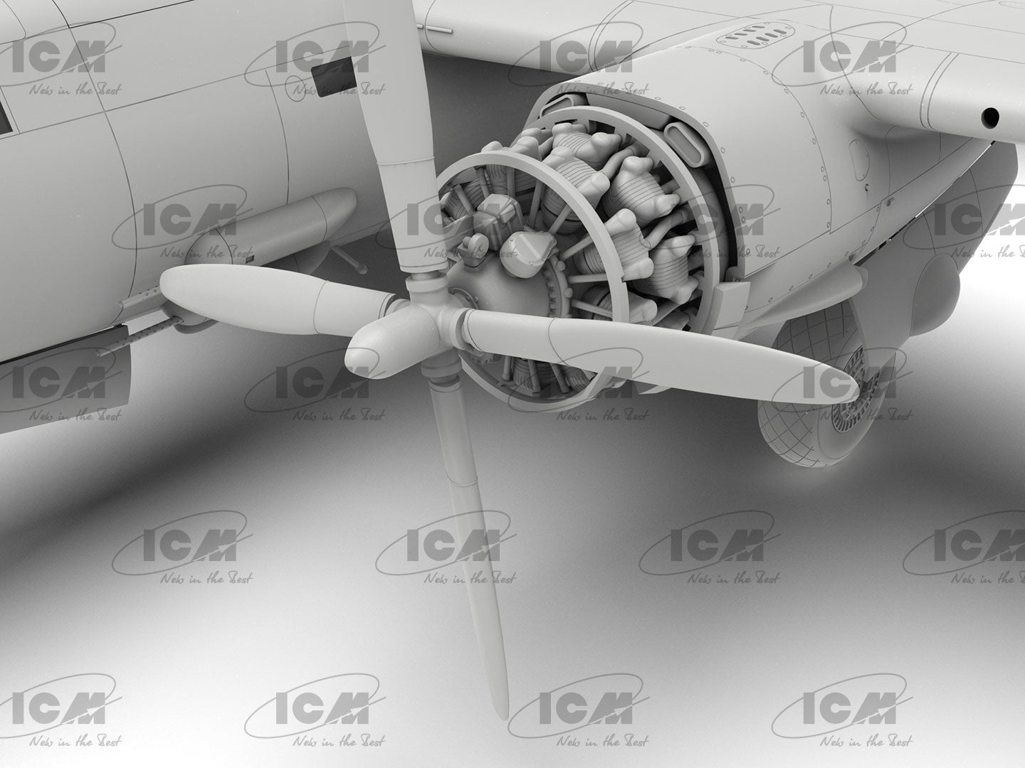 ICM 1/48th scale B-26B Marauder, WWII American Bomber