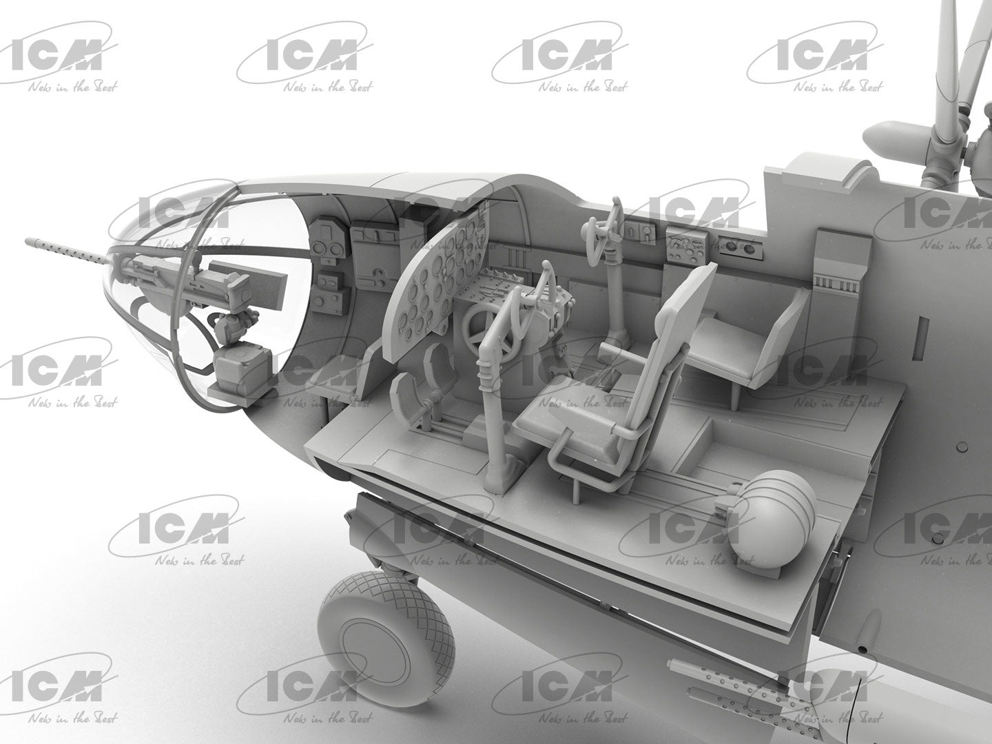 ICM 1/48th scale B-26B Marauder, WWII American Bomber