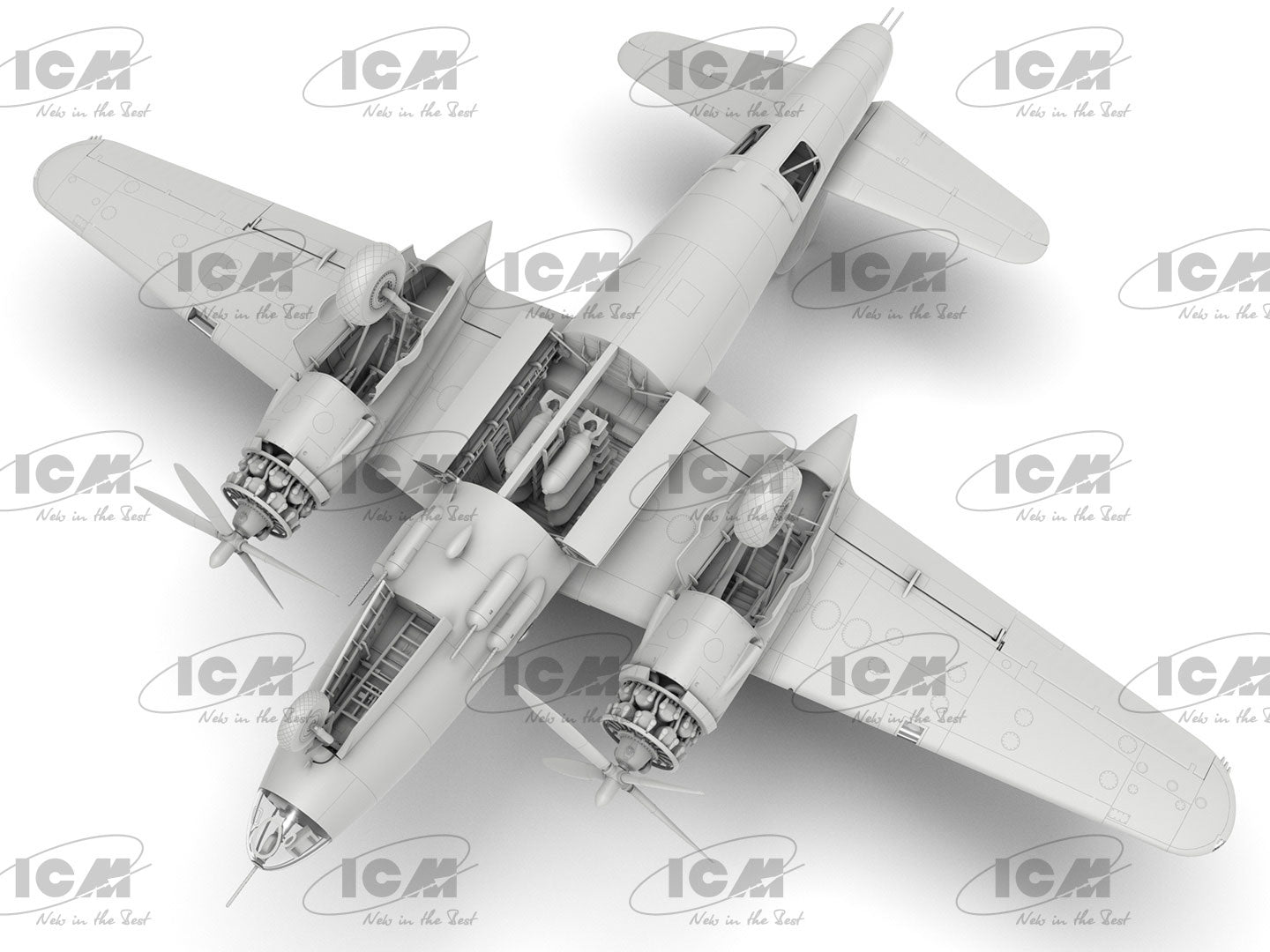 ICM 1/48th scale B-26B Marauder, WWII American Bomber