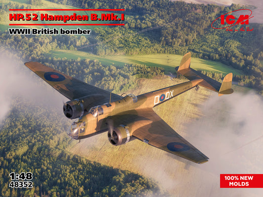 ICM 1/48th scale Handley Page Hampden - Preorder including UK P&P