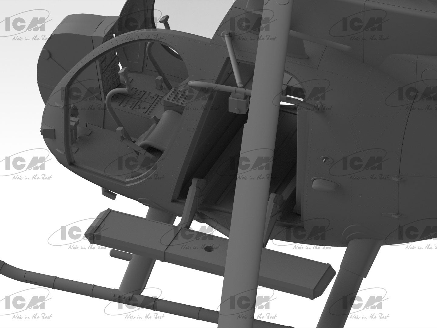 ICM 1/48th scale MH-6J Little Bird, U.S. Special Forces Helicopter - Preorder inc.UK P&P (Copy)