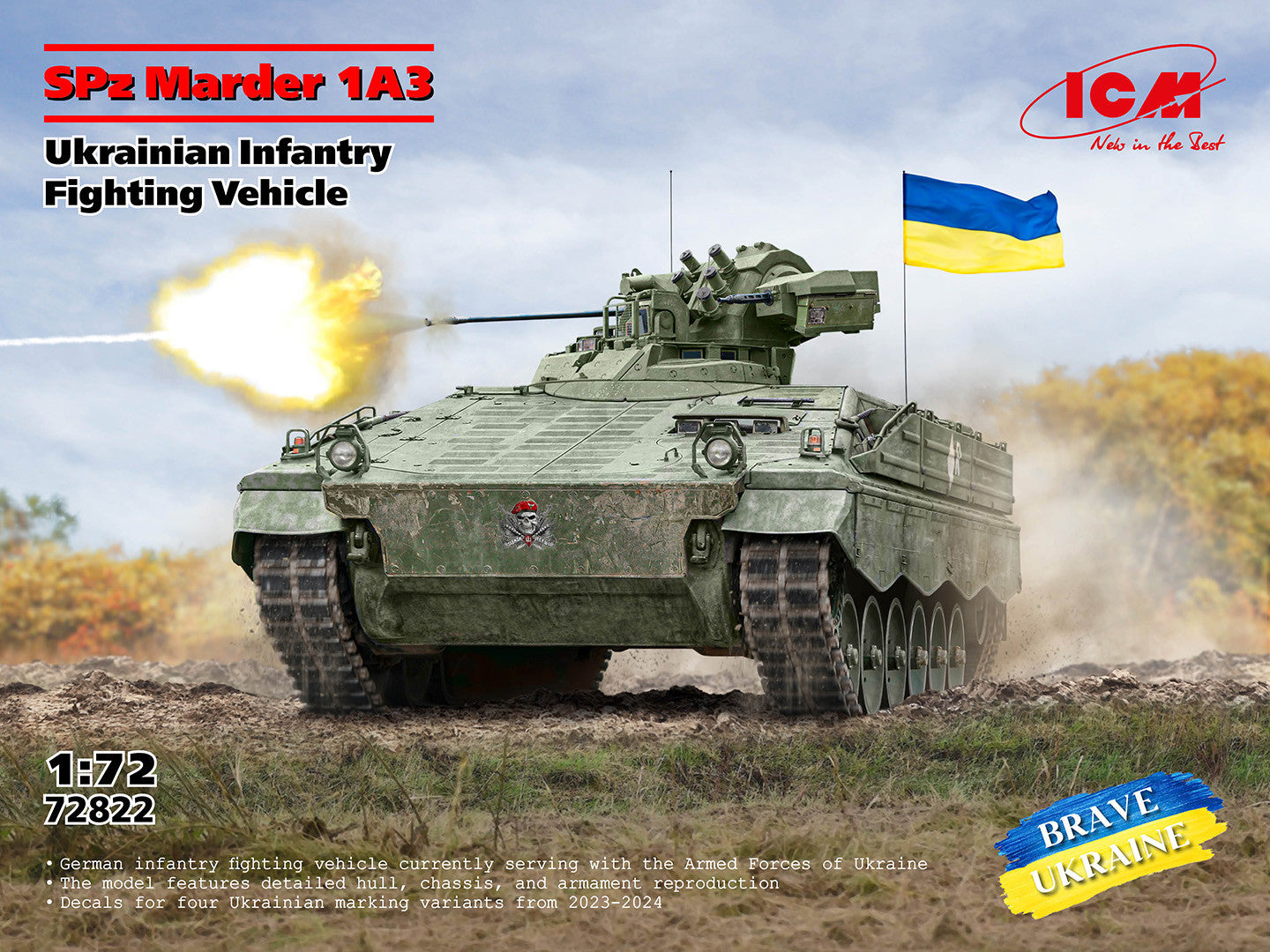 ICM 1/72nd scale Ukrainian SPz Marder 1A3