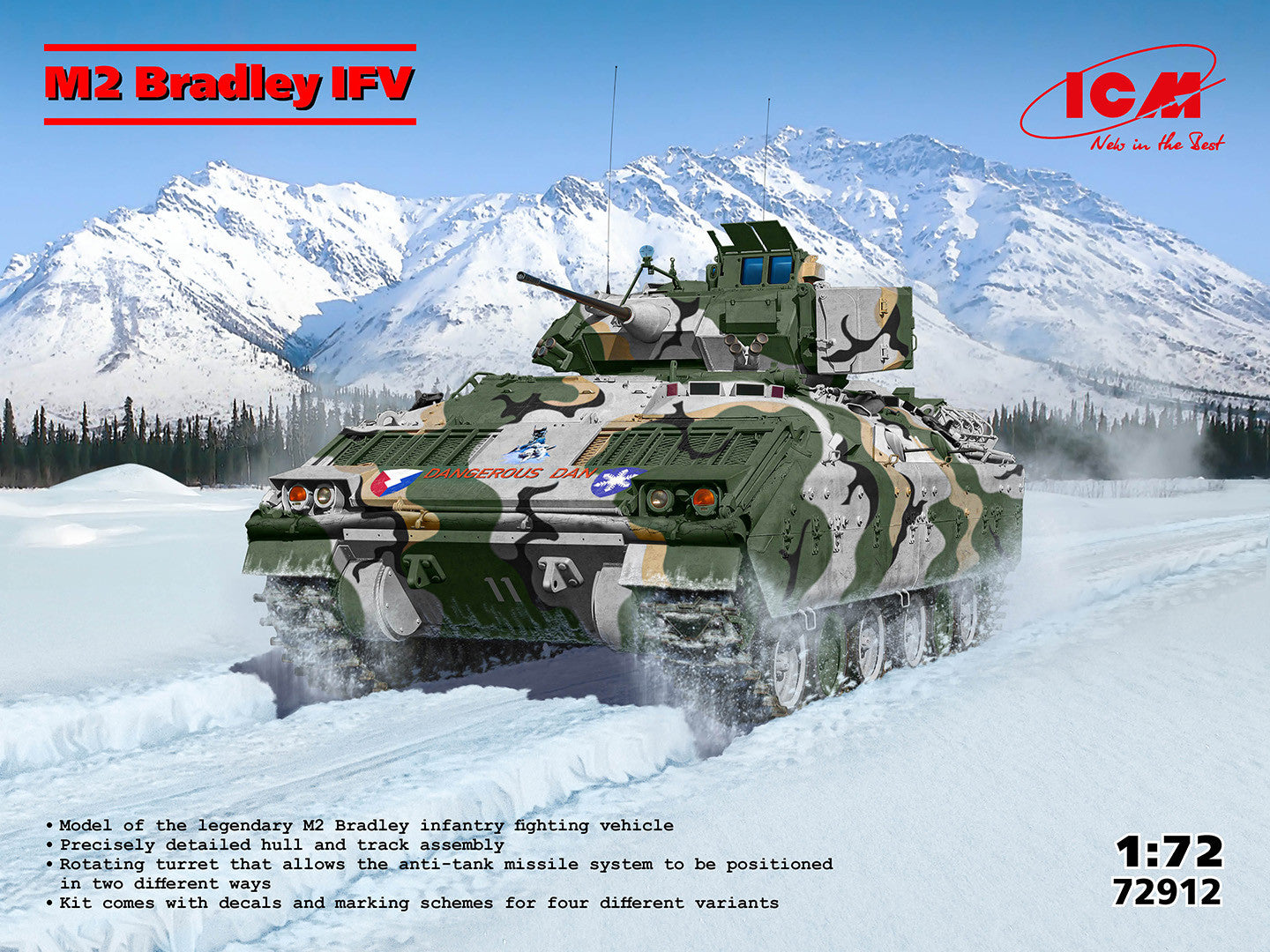 ICM 1/72nd scale M2 Bradley IFV