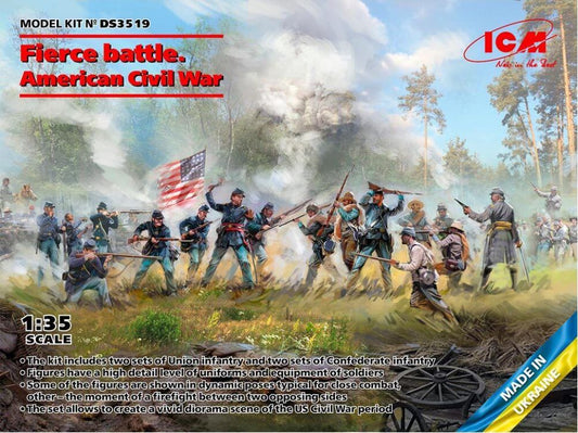 ICM 1/35th scale Fierce Battle American Civil War Set