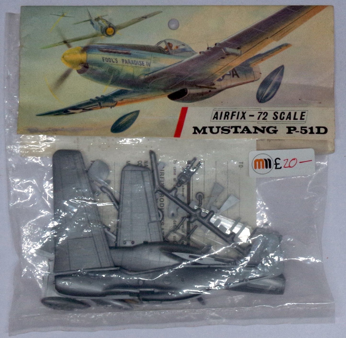 Collectors: Airfix 1/72nd scale Bagged Mustang P-51D