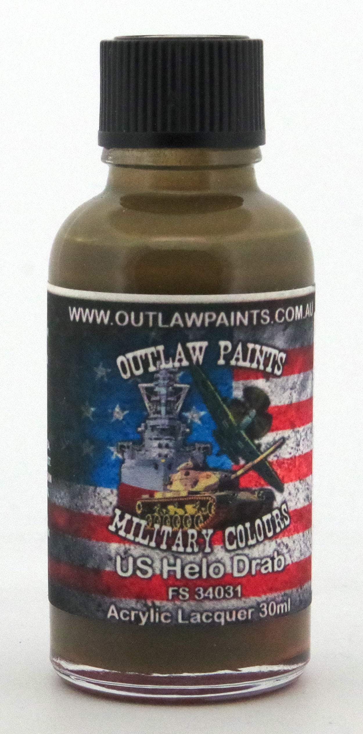 Outlaw Lacquer OP120 - US Helo Drab – Mann's Model Moments