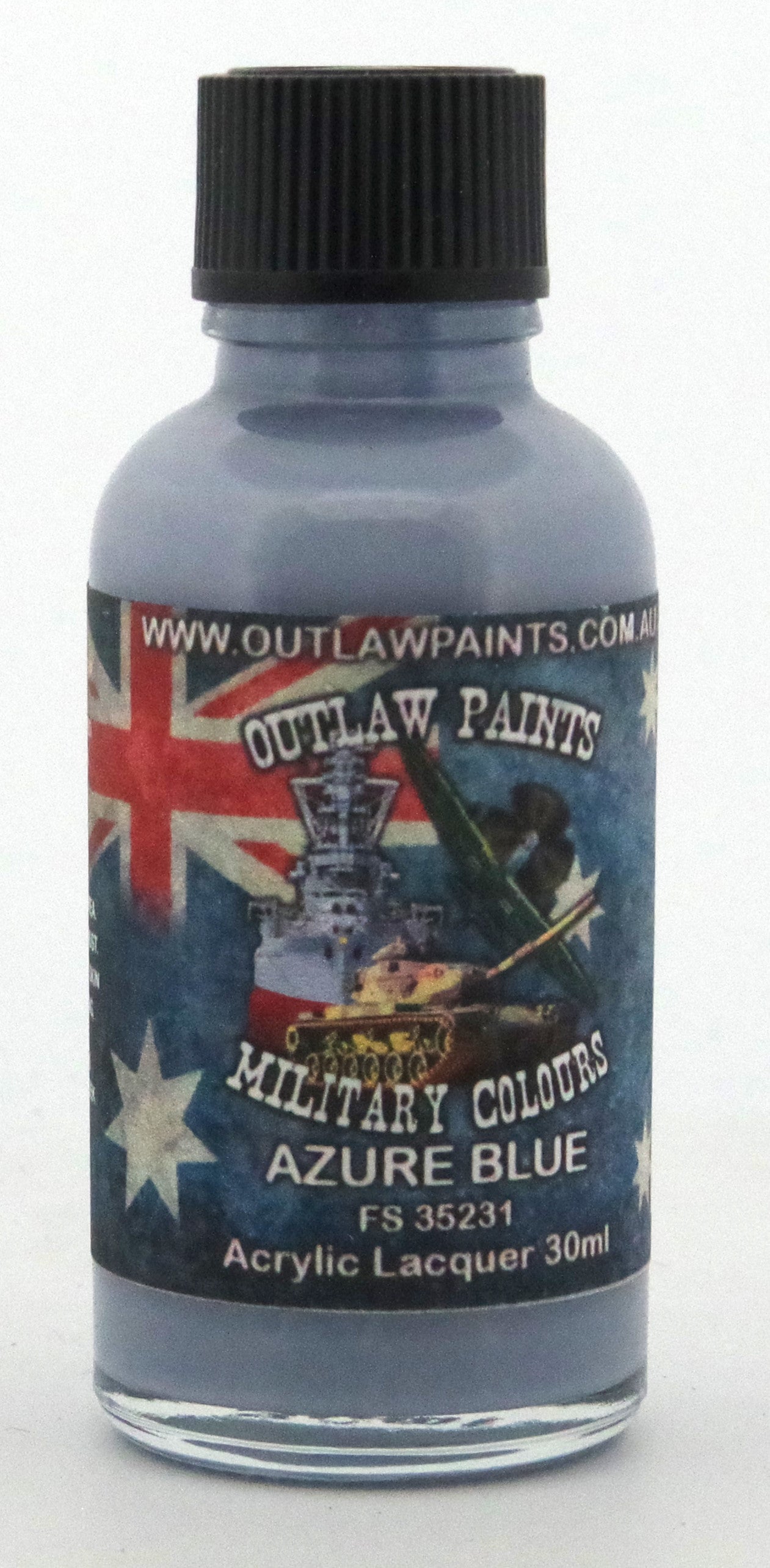 Outlaw Lacquer OP132 - Australian Azure Blue – Mann's Model Moments