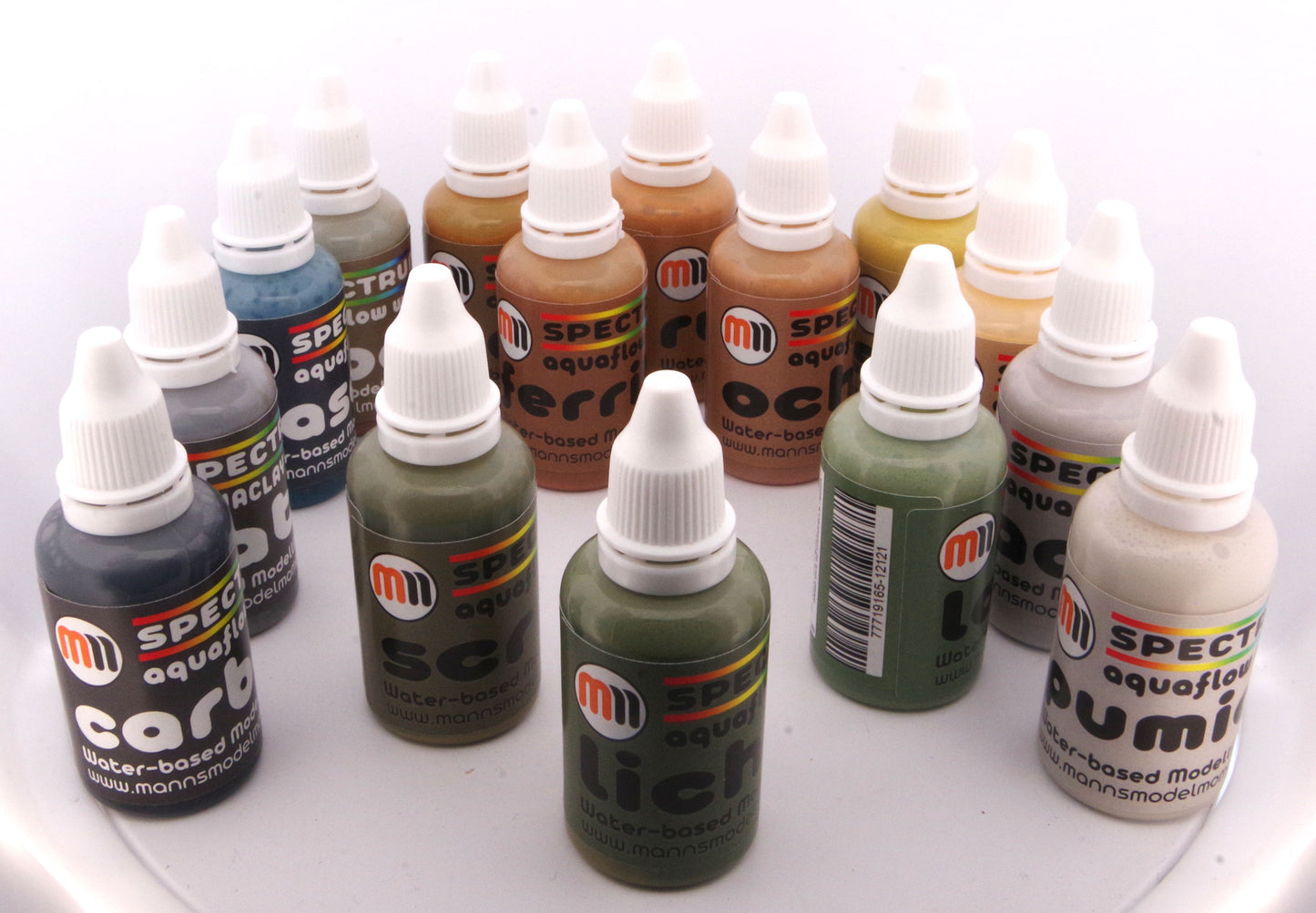 Complete Set of 15 MMM 30ml AquaFlow Washes