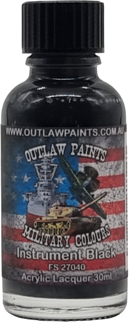 Outlaw Lacquer OP37 - US Instrument Black – Mann's Model Moments