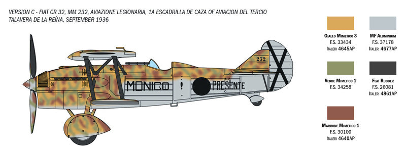 Italeri 1/72nd scale CR.32 Freccia