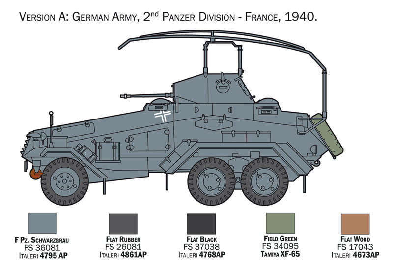 Italeri 1/35th scale Sd.Kfz.232 6 Rad
