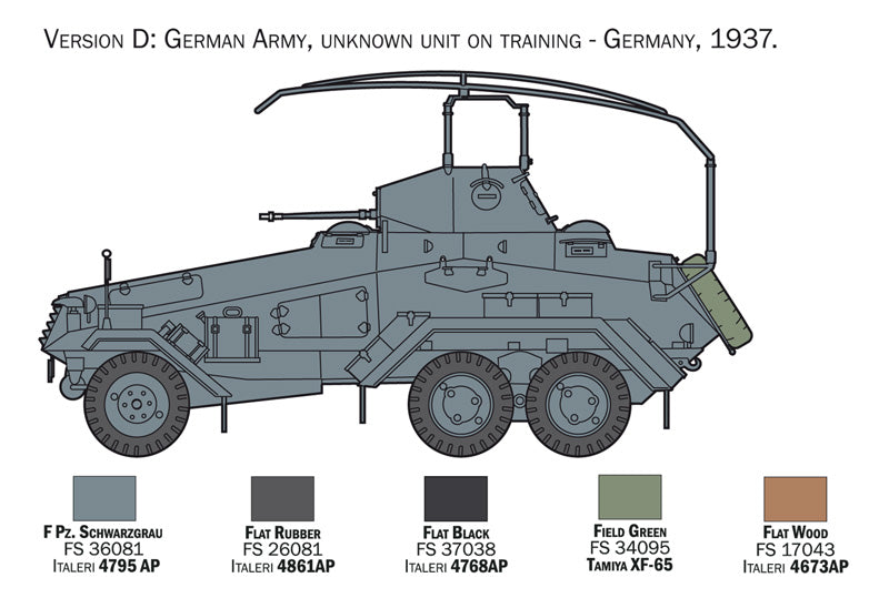Italeri 1/35th scale Sd.Kfz.232 6 Rad
