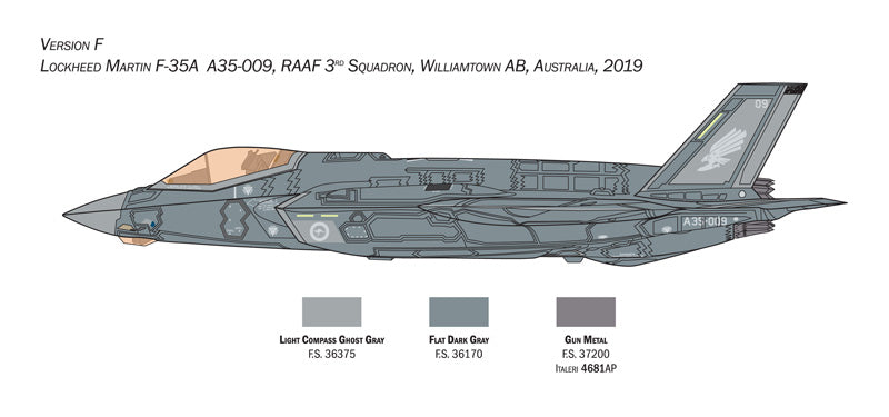 Italeri 1/48th scale F-35A Lightning II "Beast Mode"