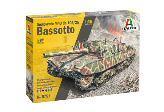 Italeri 1/35th Scale Semovente M43 da 105/25 Bassotto
