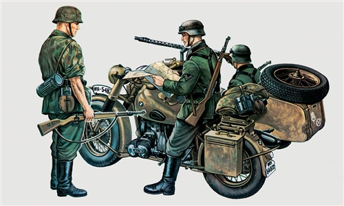 Italeri 1/35th scale BMW/Side Car