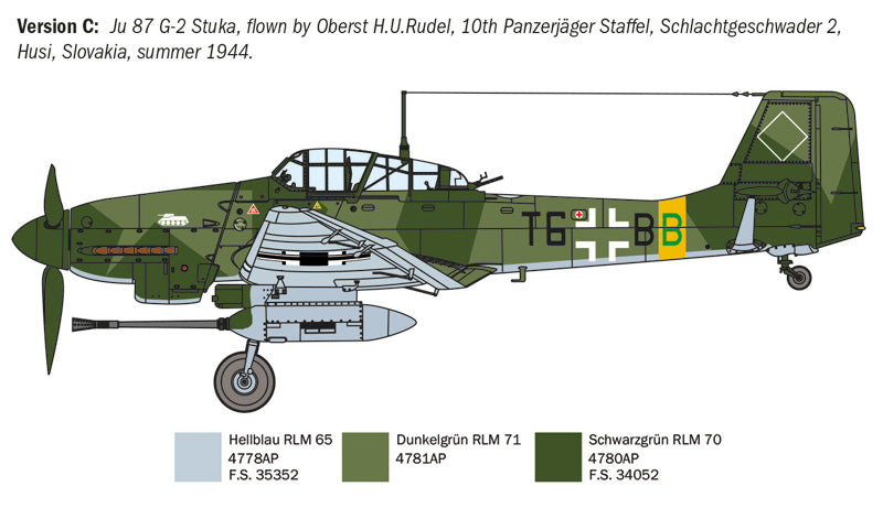 Italeri 1/72nd scale Ju 87 G-2 Kanonenvogel
