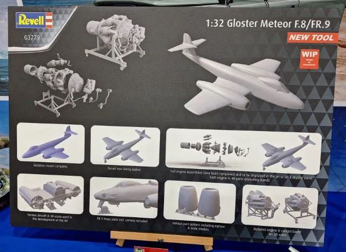 Revell 1/32nd scale Gloster Meteor F.8 Fr.9 First Edition