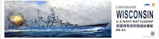 Very Fire 1/350th Scale USS BATTLESHIP WISCONSIN