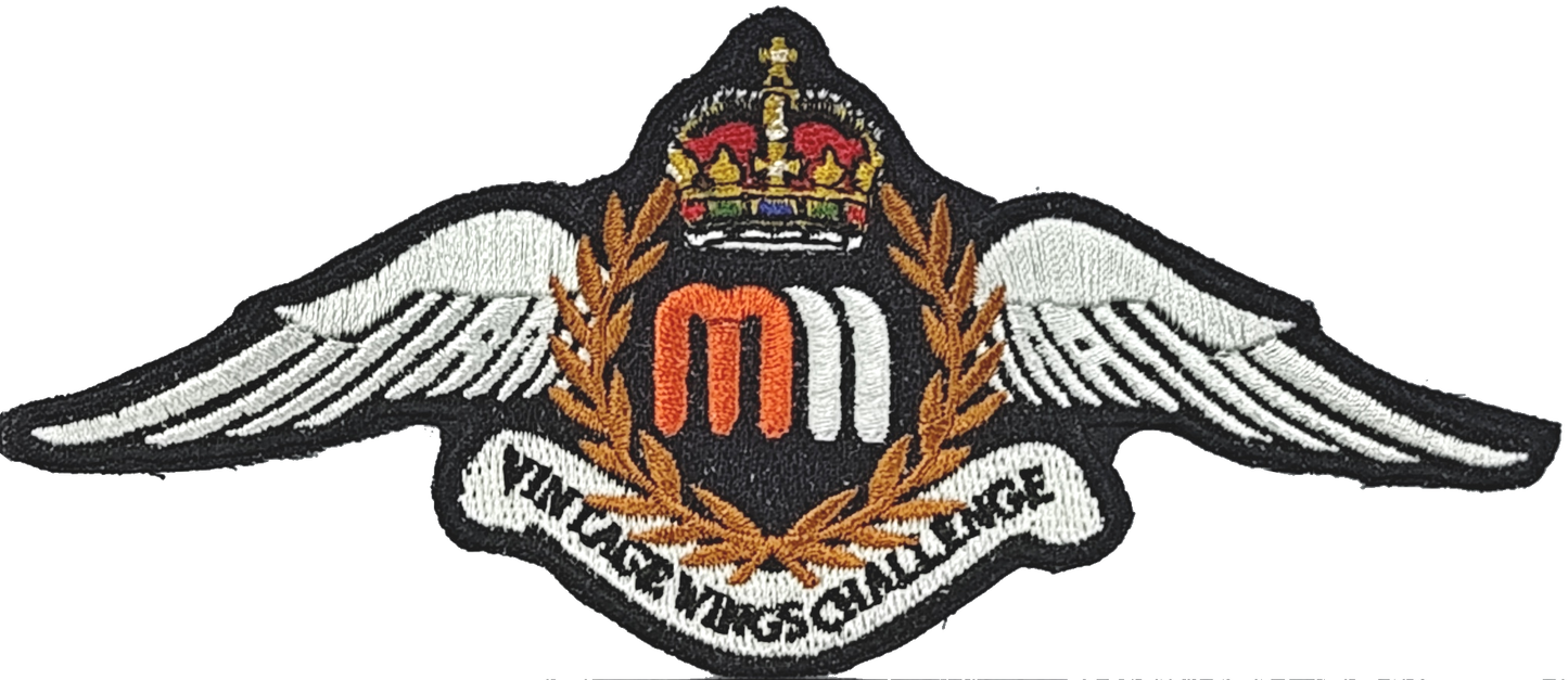 MMM Vintage Wings Challenge Embroidered Patch