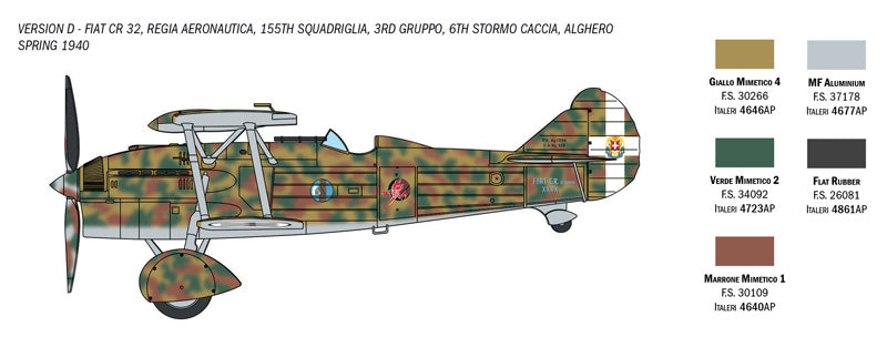 Italeri 1/72nd scale CR.32 Freccia