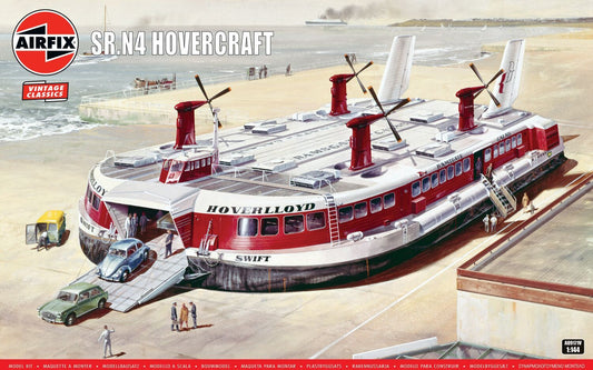 Airfix 1/144th scale Vintage Classics SR.N4 Hovercraft