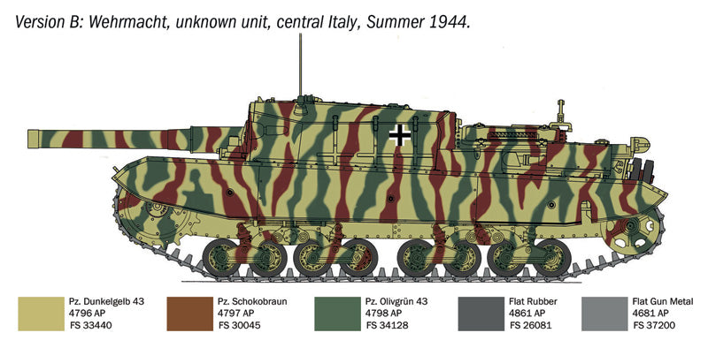 Italeri 1/35th Scale Semovente M43 da 105/25 Bassotto