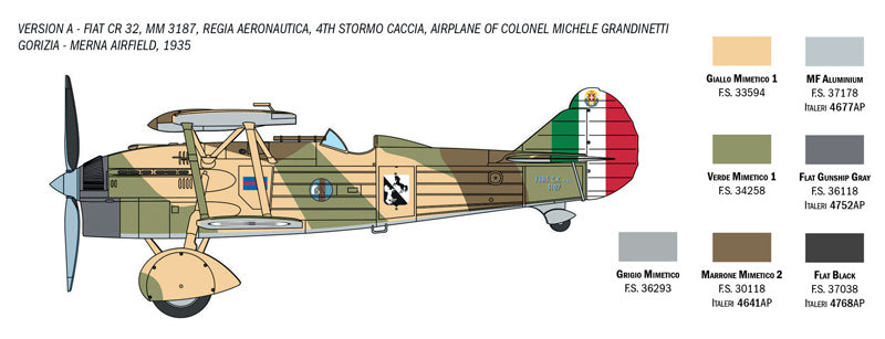 Italeri 1/72nd scale CR.32 Freccia