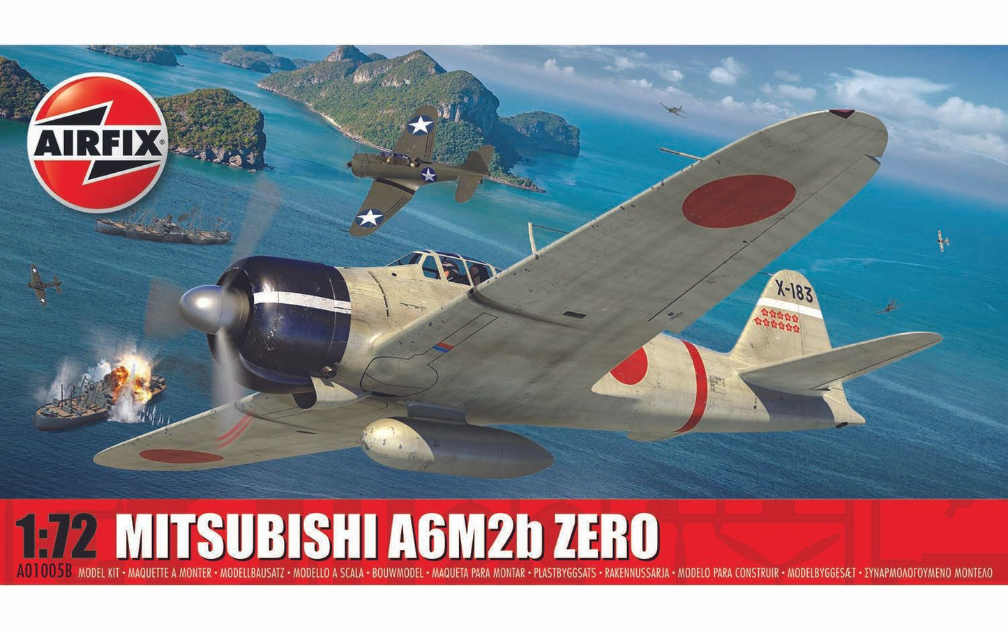 Airfix 1/72nd scale Mitsubishi A6M2b Zero